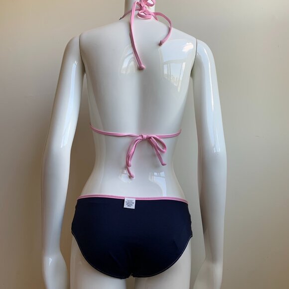 Aaron Chang blue wave reversible navy bikini - Picture 11 of 11